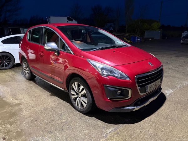 Peugeot 3008 SUV, Diesel, 2015, Red