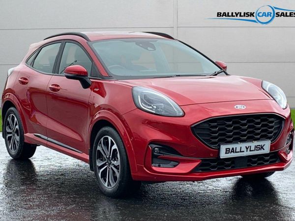Ford Puma SUV, Petrol Hybrid, 2023, Red