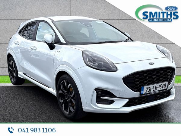 Ford Puma MPV, Petrol Hybrid, 2023, White