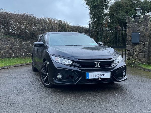 Honda Civic Hatchback, Petrol, 2018, Black