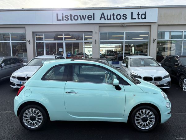 Fiat 500 Hatchback, Petrol, 2018, Green