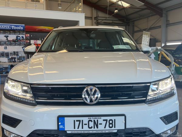 Volkswagen Tiguan SUV, Diesel, 2017, White