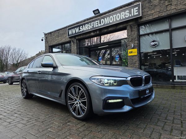 BMW 5-Series Saloon, Petrol Plug-in Hybrid, 2018, Blue