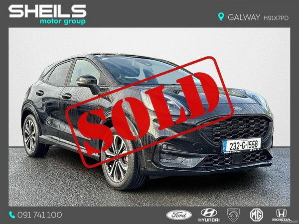 Ford Puma MPV, Petrol Hybrid, 2023, Black