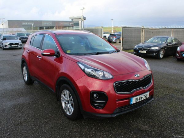 Kia Sportage SUV, Diesel, 2018, Red