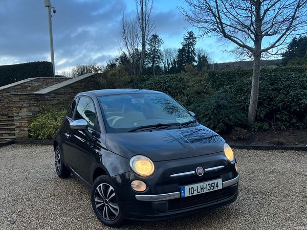 Fiat 500 Hatchback, Petrol, 2010, Black