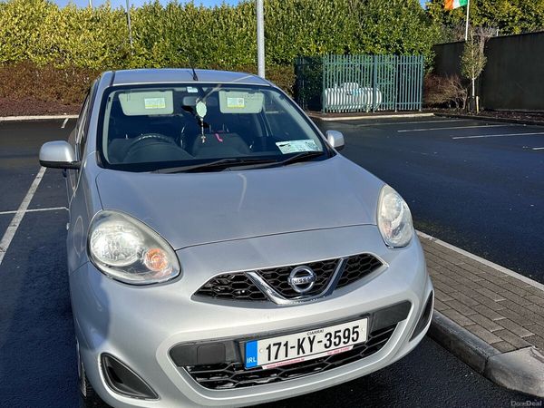 Nissan March Hatchback, Petrol, 2017, Silver