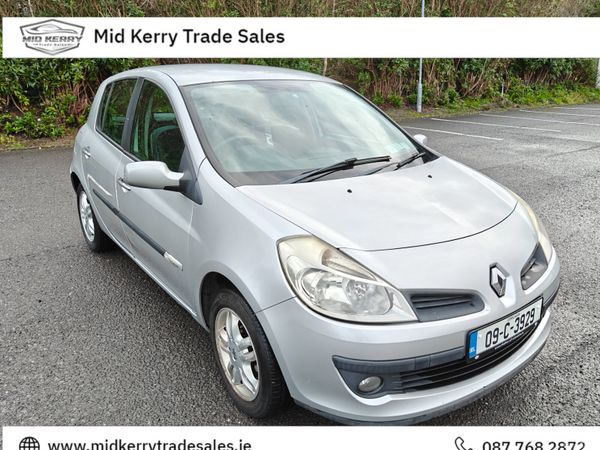 Renault Clio Hatchback, Ethanol Petrol, 2009, Silver
