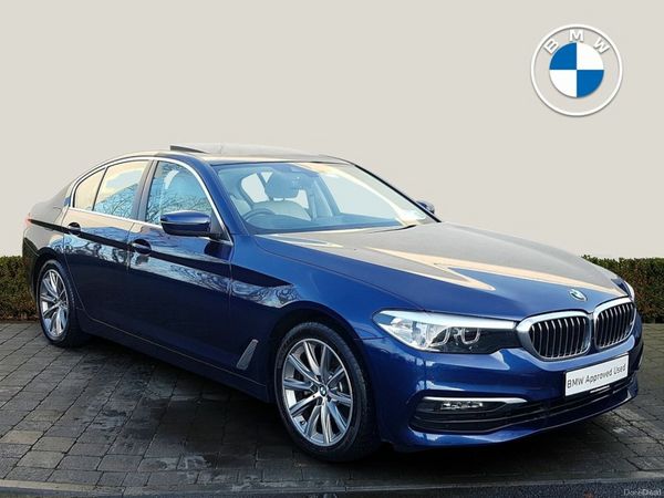 BMW 5-Series Saloon, Diesel, 2019, Blue