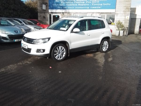Volkswagen Tiguan SUV, Diesel, 2014, White