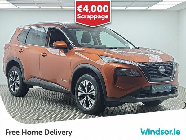 Nissan X-Trail SUV, Petrol Hybrid, 2024, Orange