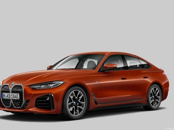 BMW i4 Hatchback, Electric, 2023, Orange