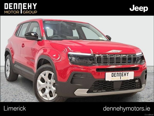 Jeep Avenger SUV, Electric, 2025, Red