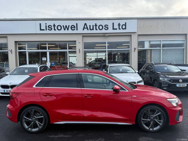 Audi A3 Hatchback, Petrol, 2021, Red