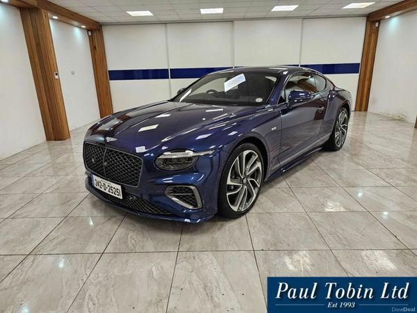 Bentley Continental Coupe, Petrol Plug-in Hybrid, 2024, Blue