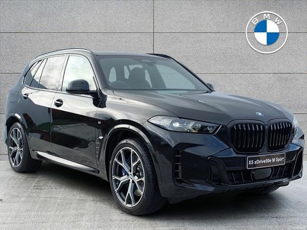 BMW X5 SUV, Petrol Plug-in Hybrid, 2026, Black