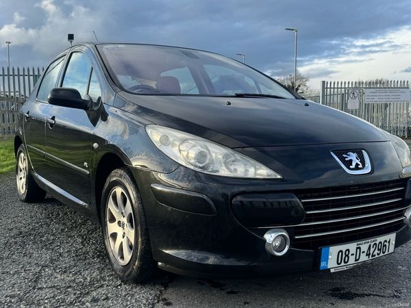 Peugeot 307 Hatchback, Petrol, 2008, Black