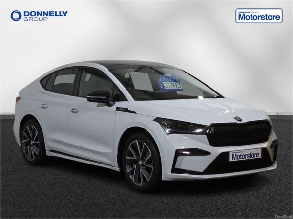 Skoda Enyaq Estate, Electric, 2024, White