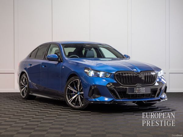 BMW 5-Series Saloon, Petrol Plug-in Hybrid, 2025, Blue
