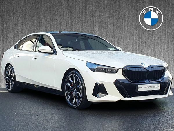 BMW 5-Series Saloon, Petrol Hybrid, 2026, White