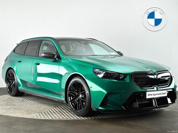 BMW M5 Estate, Petrol Plug-in Hybrid, 2025, Green