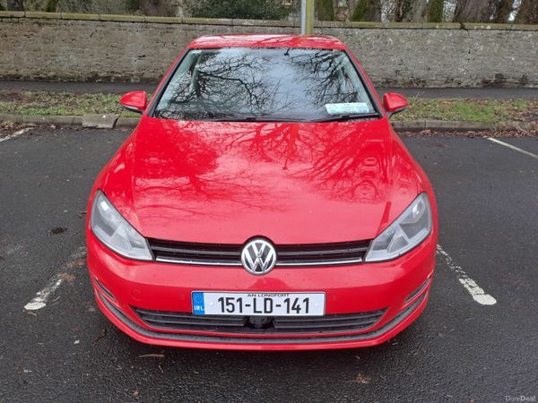 Volkswagen Golf Hatchback, Diesel, 2015, Red