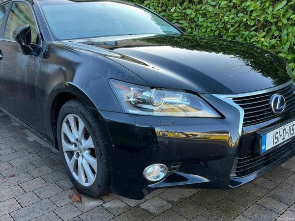 Lexus GS Saloon, Petrol Hybrid, 2015, Black