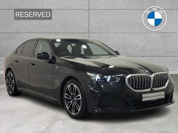 BMW 5-Series Saloon, Petrol Plug-in Hybrid, 2025, Black