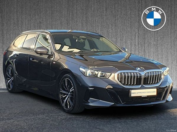 BMW 5-Series Estate, Petrol Plug-in Hybrid, 2025, Grey