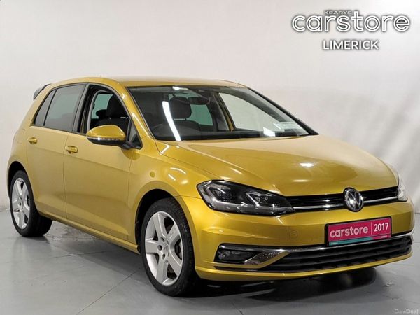 Volkswagen Golf Hatchback, Petrol, 2017, Gold