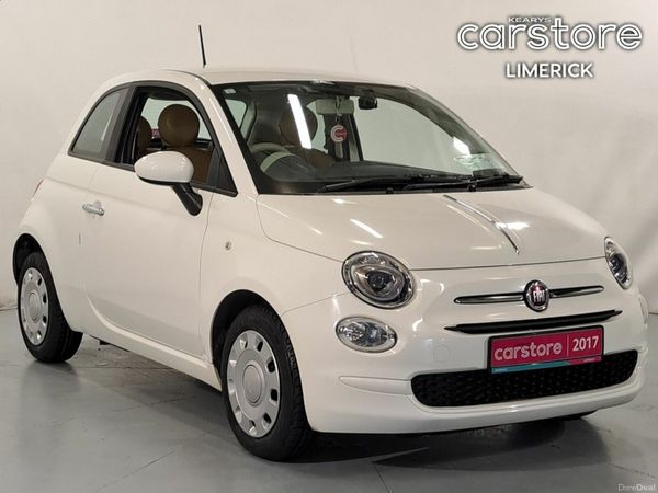 Fiat 500 Hatchback, Petrol, 2017, White