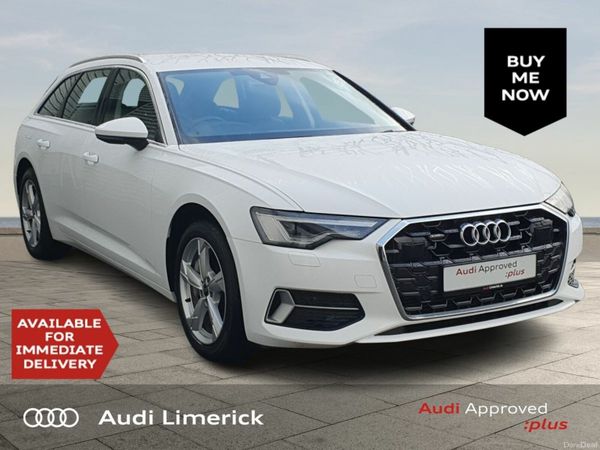 Audi A6 Estate, Petrol Plug-in Hybrid, 2023, White
