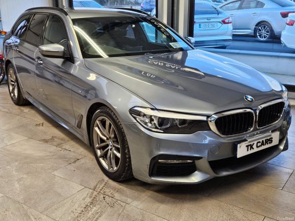 BMW 5-Series Estate, Diesel, 2018, Blue