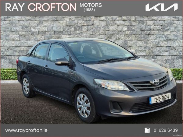 Toyota Corolla Saloon, Petrol, 2012, Grey