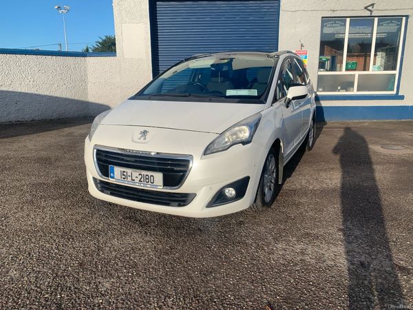 Peugeot 5008 MPV, Diesel, 2015, White