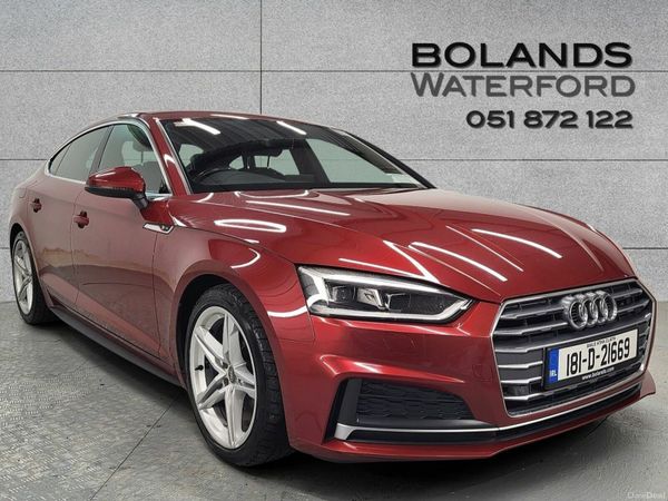 Audi A5 Hatchback, Diesel, 2018, Red