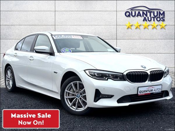 BMW 3-Series Saloon, Petrol Plug-in Hybrid, 2022, White
