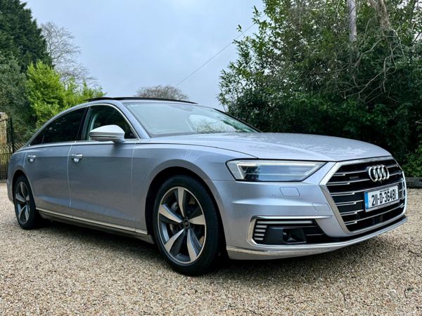 Audi A8 Saloon, Petrol Plug-in Hybrid, 2021, Silver