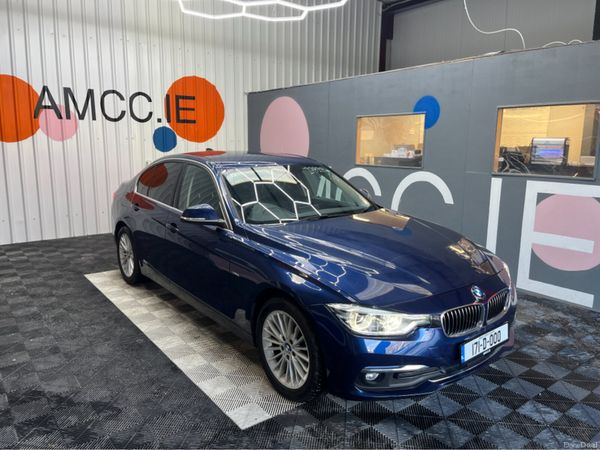 BMW 3-Series Saloon, Diesel, 2017, Blue