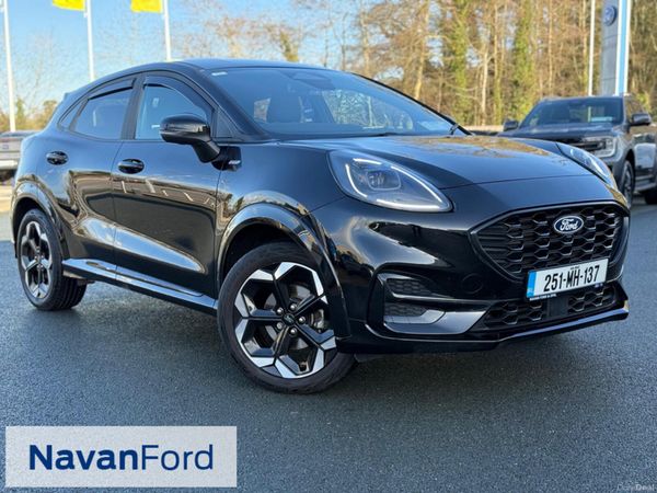 Ford Puma SUV, Petrol Hybrid, 2025, Black