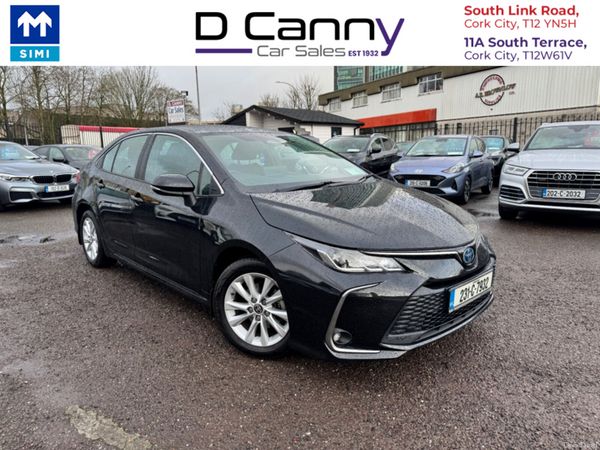 Toyota Corolla Saloon, Petrol Hybrid, 2023, Black