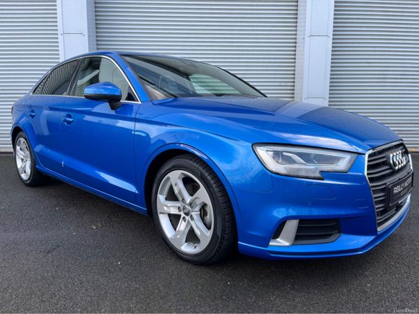 Audi A3 Saloon, Petrol, 2018, Blue