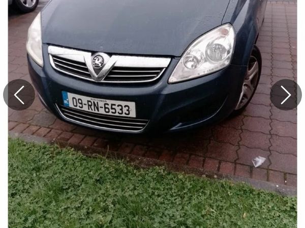 Vauxhall Zafira MPV, Petrol, 2009, Blue