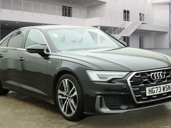 Audi A6 Saloon, Petrol Hybrid, 2024, Black
