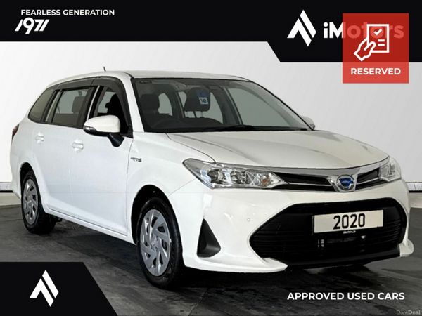 Toyota Corolla Estate, Petrol Hybrid, 2020, White
