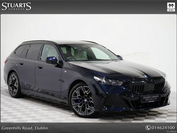 BMW 5-Series Estate, Petrol Plug-in Hybrid, 2025, Black