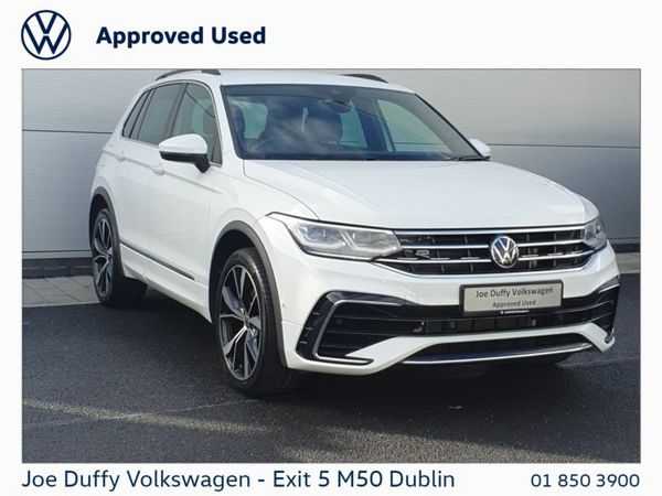 Volkswagen Tiguan SUV, Petrol Hybrid, 2023, White