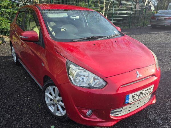 Mitsubishi Mirage Hatchback, Petrol, 2015, Red
