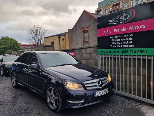 Mercedes-Benz C-Class Saloon, Diesel, 2013, Blue