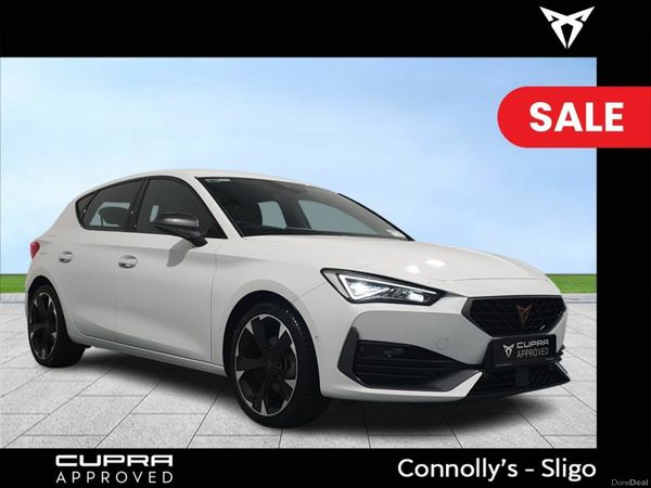 Cupra Leon Hatchback, Petrol Hybrid, 2024, White